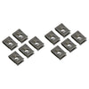 Car Bumper Inner Fender Trim Panel Wheel Well 50pcs U-type Nut Clips