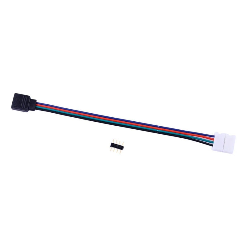 5050 RGB LED Strip Light 5 x 4pin Male Female Connector Wire (3528)