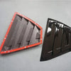 Nissan Sentra Rear Vent Scoop Louver Cover Trim Gloss Black (2020–2023)