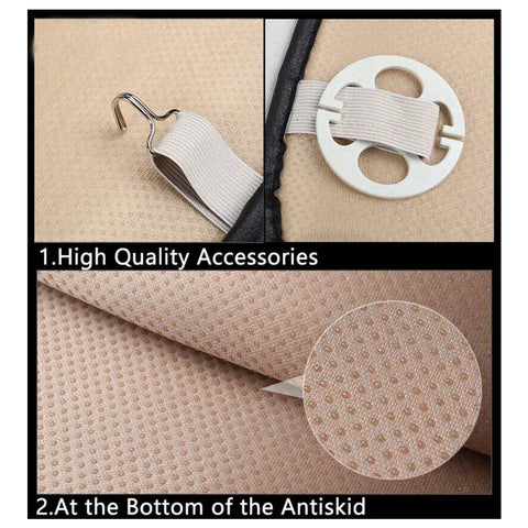 Various Models Beige PU Leather Car Seat Cushion Covers