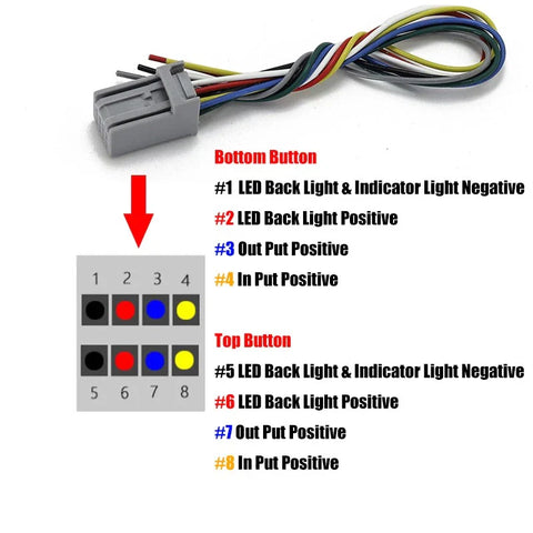 Honda Civic Accord CR-V Dashboard Panel Dual Function Control Switch Button