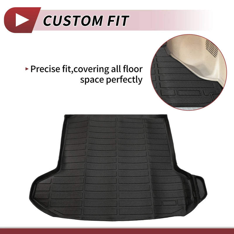 Kia Sportage 2023-2025 TPE Cargo Liner Black Trunk Mat