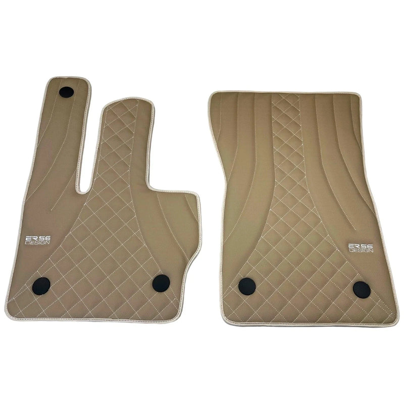 Mercedes Benz G-Class W463 Beige Leather Floor Mats (2008-2018)