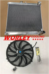 Mazda RX-7 FC3S 44mm Aluminum Radiator + Fan (1986-1988)