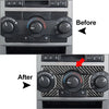 Chrysler 300 300C Carbon Fiber AC Climate Control Panel Cover Trim (2005-2010)