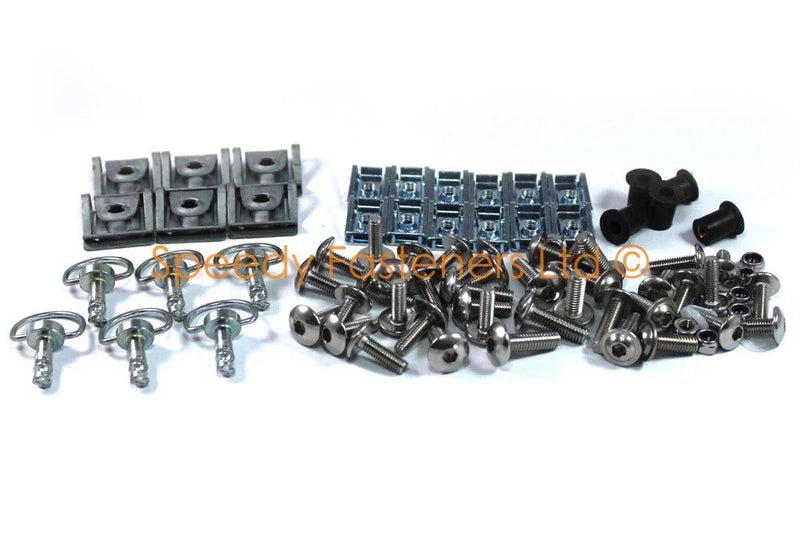 Aprilia Mille RSV 1000 Dzus SS Fairing & Screen Bolts (1998–1999)