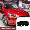 Mazda 2 Demio (2007-2014) Sun Protector Black Red Dashboard Cover Mat
