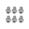 Motorcycle Bike 6 x M8x10mm Titanium Torx Head Flange Screws