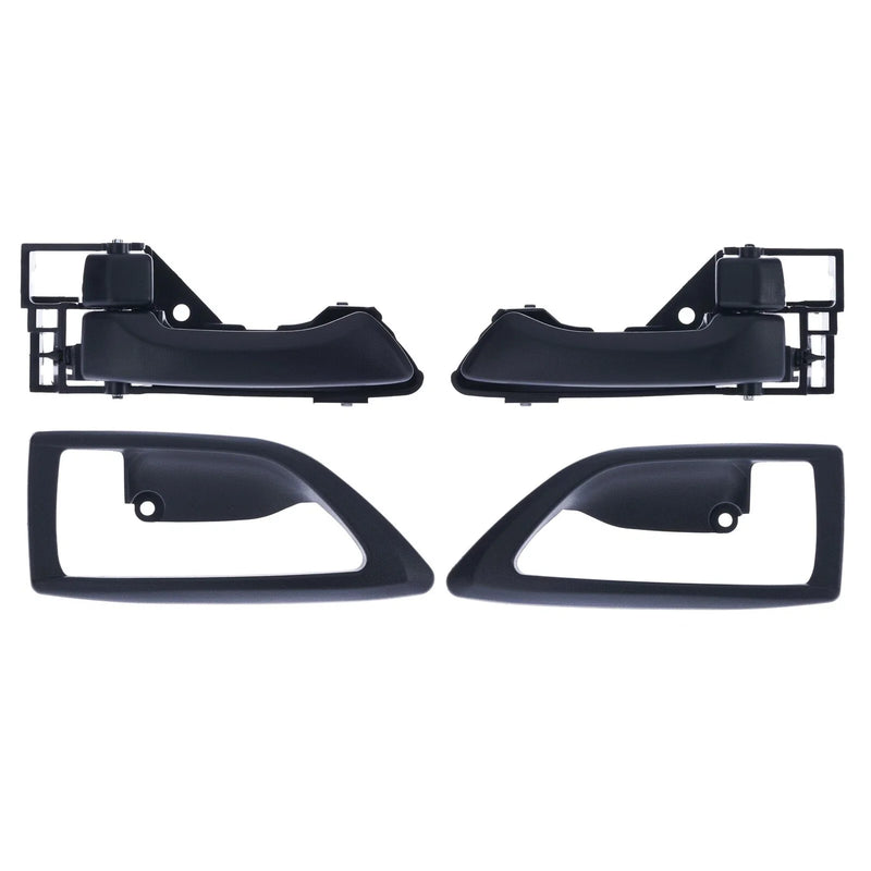 Isuzu N-Series Door Handle Inner+Trim 4x Black Front Left+Right (2009–2024)