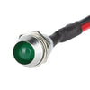 Car Boat 10x Green 8mm 12V LED Dash Panel Light Indicator Lamp