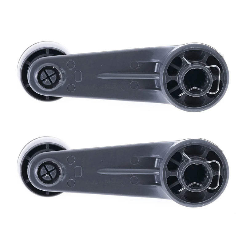 Toyota Landcruiser Hilux 2pc L/R Window Crank Grey