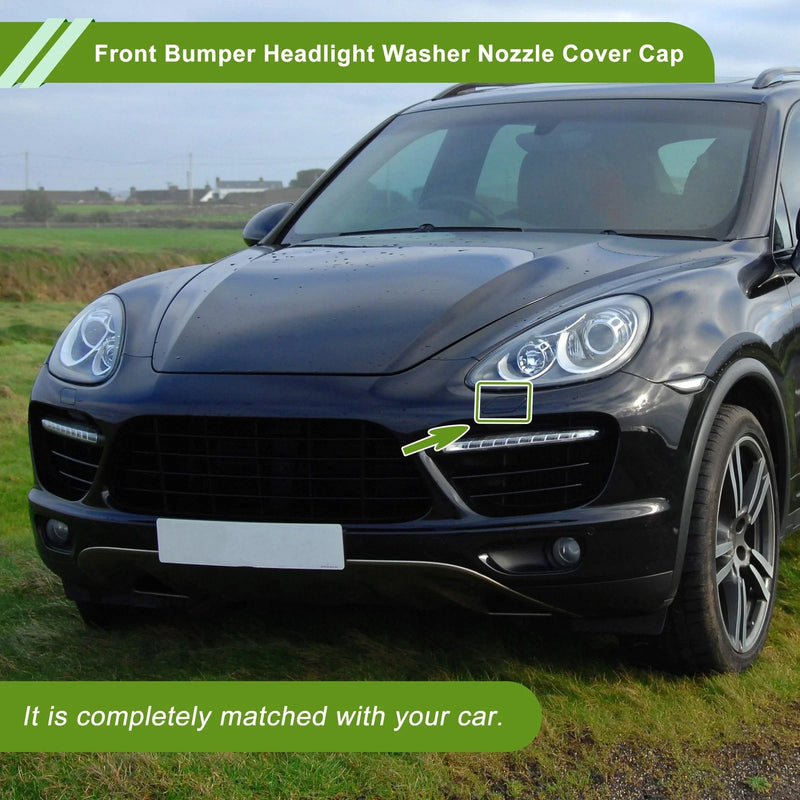 Porsche Cayenne (2008-2010) White Left Washer Nozzle Cover Cap