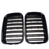 BMW E36 3 Series Sedan Gloss Black Front Kidney Grilles (1992-1996)