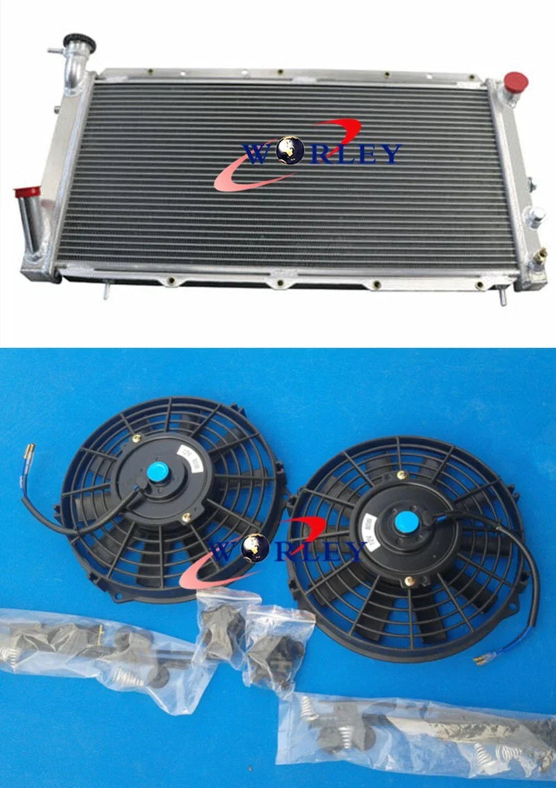 Subaru Leone L Series Wagon 1.6L 1.8L Aluminum Radiator + Fan (85-94)