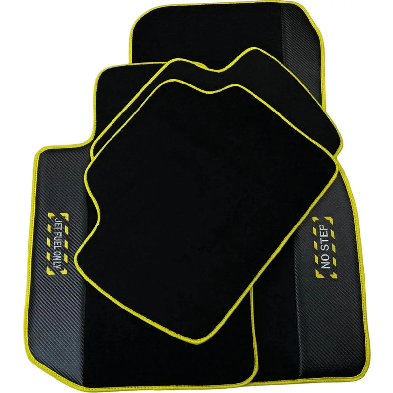 BMW X6M F96 SUV (2020-2024) with Carbon Fiber Design Black Floor Mats