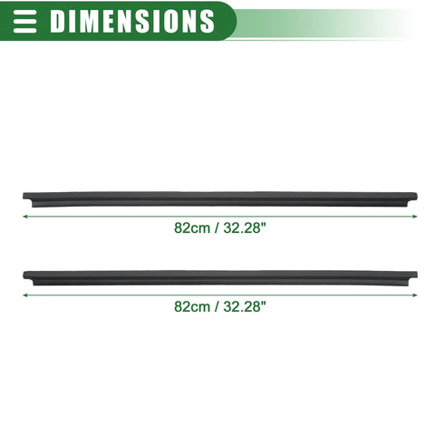 Toyota Hilux Front Door Window Weatherstrip (2005-2014)
