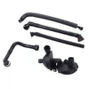 BMW E46 325i 330i 5 x PCV Crankcase Vent Valve & Breather Hose (2000-2006)