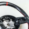 Mini R55 R56 R57 R60 R61 Flat Bottom Matte Carbon Leather Steering Wheel (2006-2016)