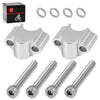 Honda Yamaha Suzuki Handlebar Risers 7/8 Silvery 30mm
