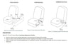 Toyota Landcruiser FJ40 3 Door Station Wagon Front Seat Belt Kit (1980-1984)
