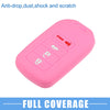 Honda Accord EX EXL EX-L 2013-2018 Black Pink Smart Key Fob Cover (2 x)