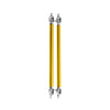 Universal Car Gold Front Bumper Lip Splitter Strut Rod Tie Support Bar