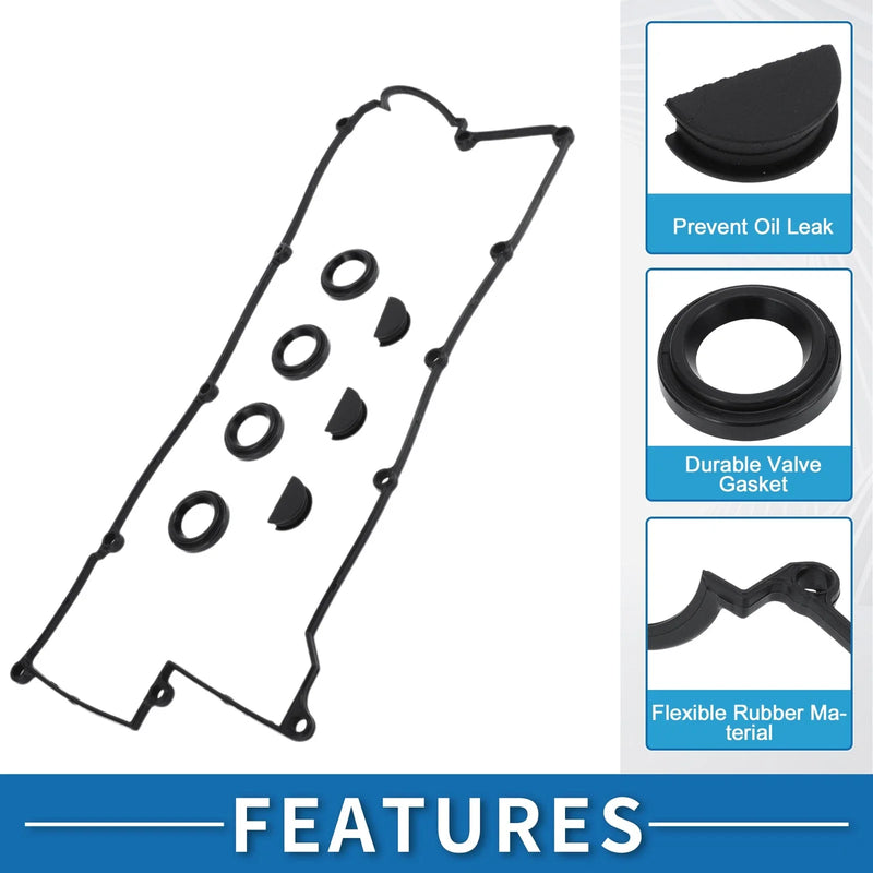 Kia Spectra 2004-2009 with Spark Plug Seals Valve Cover Gasket