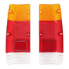 Tail Light Cover Lens Rear Lamp L+R Fits Nissan Datsun 720 Pickup 1980-85 D06