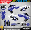 Yamaha YZF 450 2010-2013 Dusty Style Decals Custom Sticker Kit