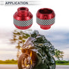 Make Model 2 x 14mm Aluminum Alloy Carbon Fiber Motorcycle Slider Frame Red