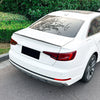 Audi A4 S4 B9 1pc Carbon Look Rear Boot Spoiler Lip (2017-2024)