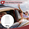 Toyota Land Cruiser FJ80 / 100 Silver Tone 6 x Door Pillar Window Trim