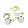 Datsun Fairlady Z 240Z 260Z 1600 510 1968-1978 Door Lock & Retainer Clip Set