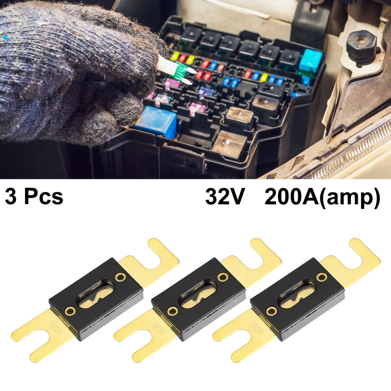 Cars, Trucks, Motorcycles, Boats & Audio CDs 3 x 200A ANL Fuse