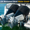 Outboard Motor 30-60 HP Cover 600D Oxford Heavy Duty Outboard Motor Cover