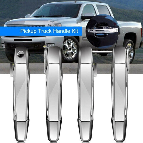 Cadillac Escalade, Chevrolet Silverado, GMC Yukon 4 x Chrome Door Handle Covers