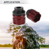 Make Model 14mm Aluminum Alloy Motorcycle Slider Frame Red