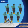 BMW 323 325 523 525 E36 E34 E39 2.5L 6-Cyl 6 x Fuel Injectors (1990-2005)