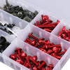 AH 198 PCS Red Fairing Bolts & Clamps Set
