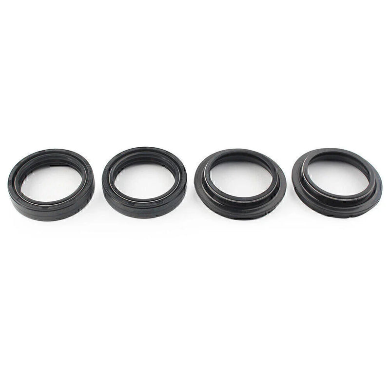 Bike 4 x Black 43X54 Motorcycle Front Fork Damper Shock Absorber Seal