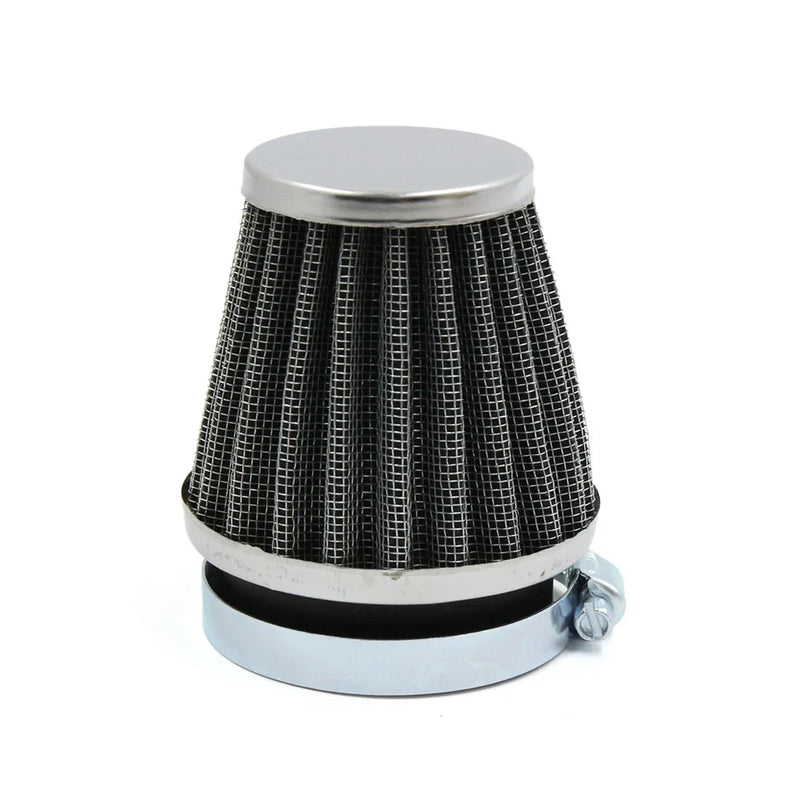 Cafe Racer Black Universal Tapered 54mm Intake Filter / 54mm / Motorcycle Intake Filter