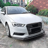 Audi A3 8V Carbon Look Front Bumper Spoiler Lip (2013-2016)