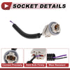 Ford Bronco License Plate Light Socket Wiring Pigtail (1992-1996)