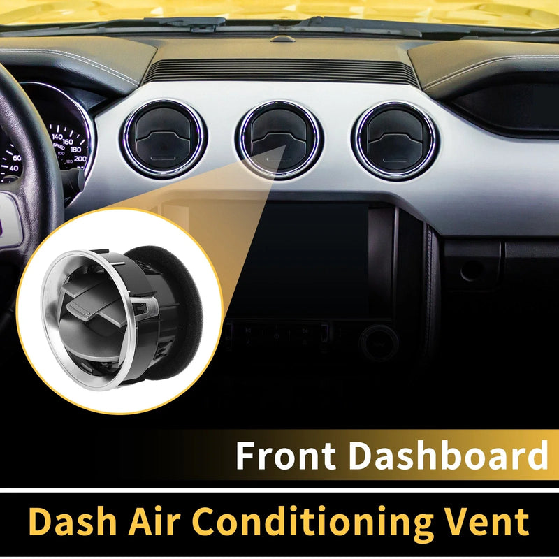 Ford F150 2009-2014 Center A / C Outlet Matte Black Dash AC Heater Air Vent