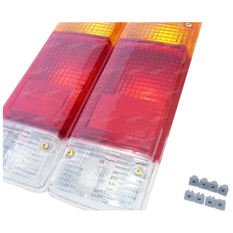 Toyota Landcruiser 70 75 Series LH+RH Taillights (1985–1999)