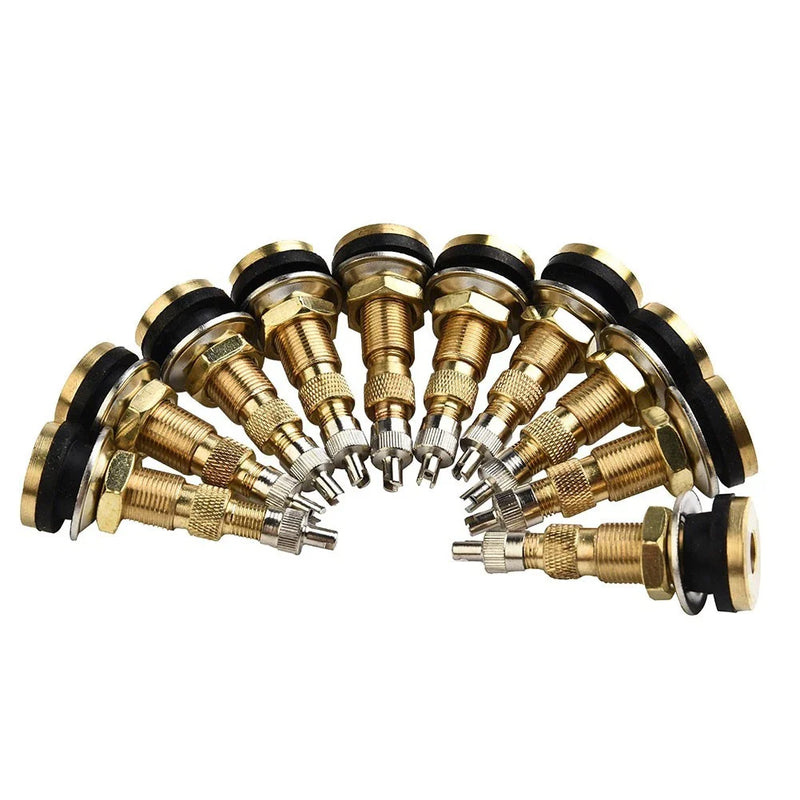 TR618A 10pcs / Tractor / Air Tubeless Tire Valve Stems Wheel Rim