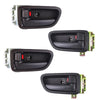 Interior Door Handle Black Set 4 Fits Mazda BT-50 Ford Ranger Pickup 2006-11 D06