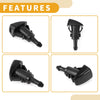 Hyundai Santa Fe Windshield Washer Nozzle Gasket 2 x (2013-2018)