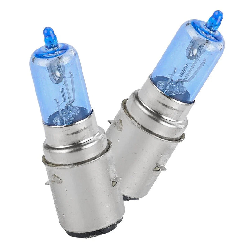 Car Motorcycle Super White 12V 35/35W BA20D Halogen Bulbs (N/A)