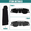 Toyota Rav4 Black Dashboard Cover Mat (2019-2023)